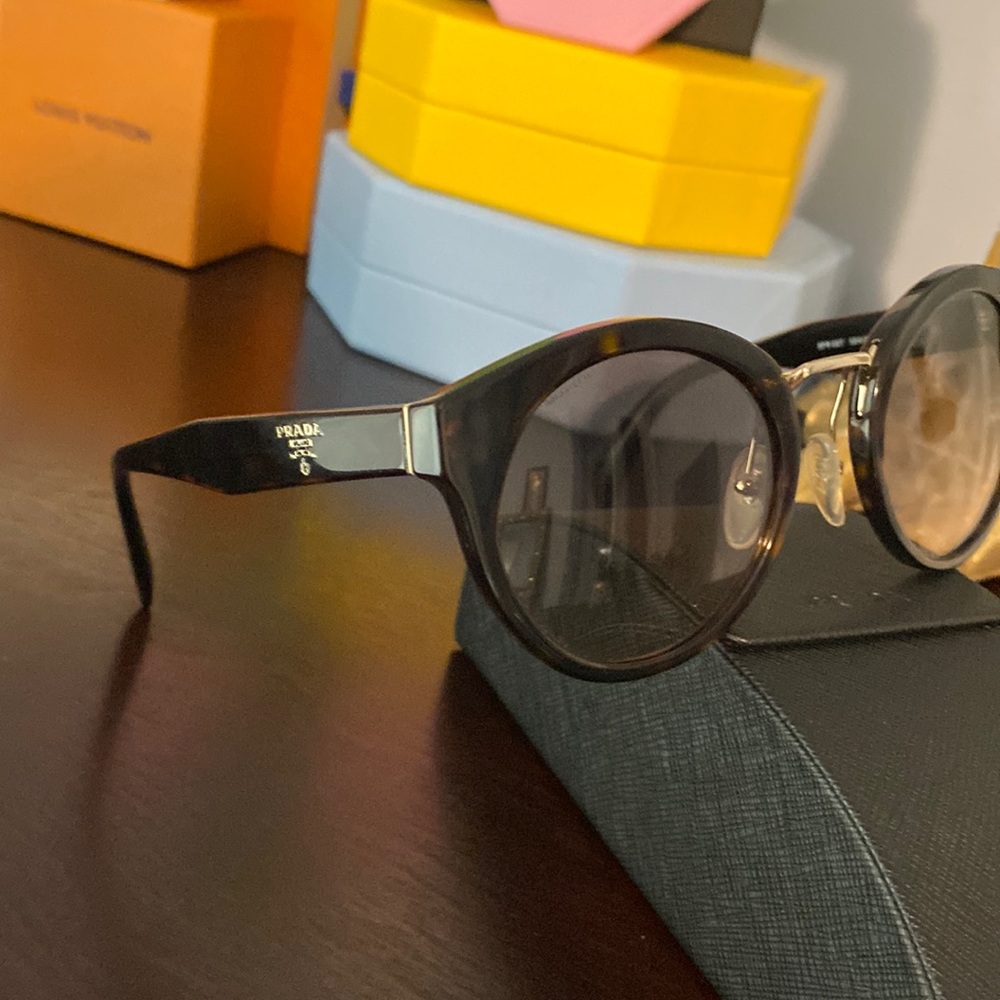 Prada Havana Round Sunglasses